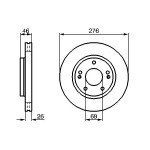 BOSCH Bremsscheibe
