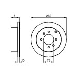 BOSCH Bremsscheibe