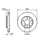 BOSCH Bremsscheibe