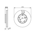 BOSCH Bremsscheibe