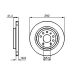 BOSCH Bremsscheibe