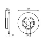 BOSCH Bremsscheibe