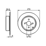 BOSCH Bremsscheibe