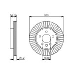 BOSCH Bremsscheibe
