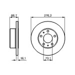 BOSCH Bremsscheibe