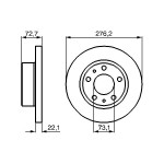 BOSCH Bremsscheibe