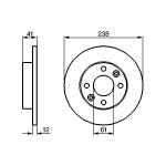 BOSCH Bremsscheibe