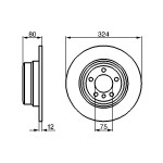 BOSCH Bremsscheibe