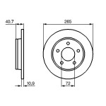 BOSCH Bremsscheibe