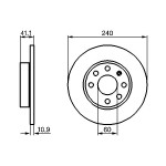 BOSCH Bremsscheibe
