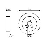 BOSCH Bremsscheibe