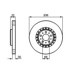 BOSCH Bremsscheibe