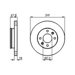 BOSCH Bremsscheibe