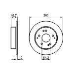 BOSCH Bremsscheibe