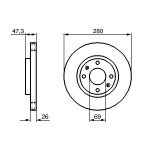 BOSCH Bremsscheibe