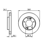 BOSCH Bremsscheibe