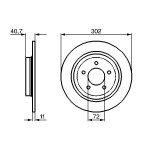 BOSCH Bremsscheibe