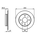 BOSCH Bremsscheibe