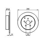 BOSCH Bremsscheibe