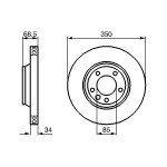 BOSCH Bremsscheibe