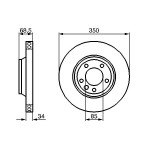 BOSCH Bremsscheibe