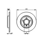 BOSCH Bremsscheibe