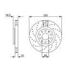 BOSCH Bremsscheibe