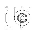 BOSCH Bremsscheibe
