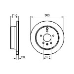 BOSCH Bremsscheibe