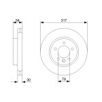 BOSCH Bremsscheibe