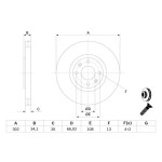 BOSCH Bremsscheibe