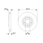 BOSCH Bremsscheibe
