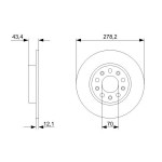 BOSCH Bremsscheibe