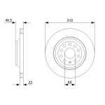 BOSCH Bremsscheibe