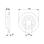 BOSCH Bremsscheibe