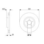 BOSCH Bremsscheibe