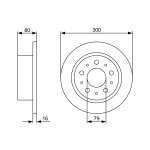 BOSCH Bremsscheibe