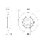 BOSCH Bremsscheibe