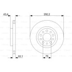 BOSCH Bremsscheibe