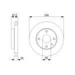BOSCH Bremsscheibe
