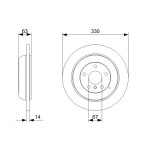 BOSCH Bremsscheibe