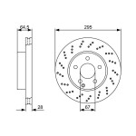 BOSCH Bremsscheibe