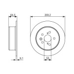 BOSCH Bremsscheibe