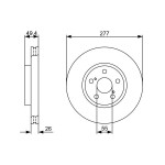 BOSCH Bremsscheibe