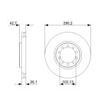 BOSCH Bremsscheibe