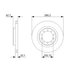 BOSCH Bremsscheibe