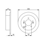 BOSCH Bremsscheibe