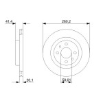 BOSCH Bremsscheibe