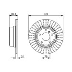 BOSCH Bremsscheibe