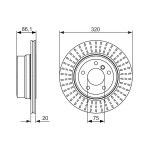 BOSCH Bremsscheibe